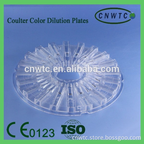 Coulter Color Dilution Plates